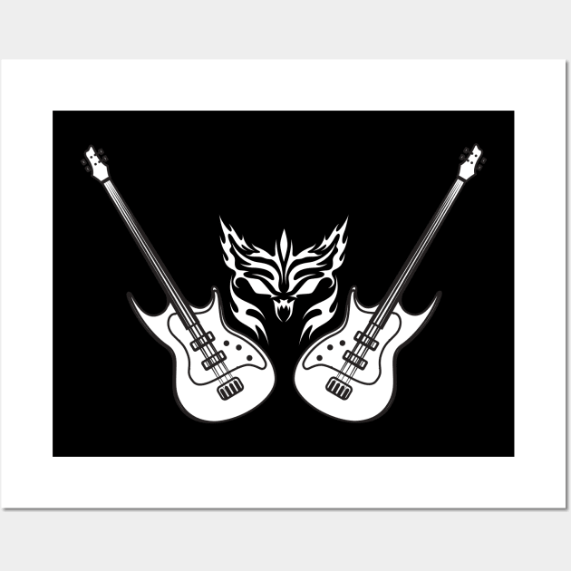 Guitar Art Wall Art by Abeer Ahmad